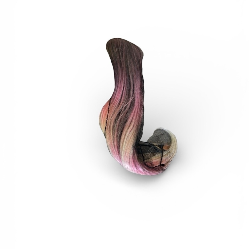 Luxe by Meena Ombre Pink and Cream Hair Extension